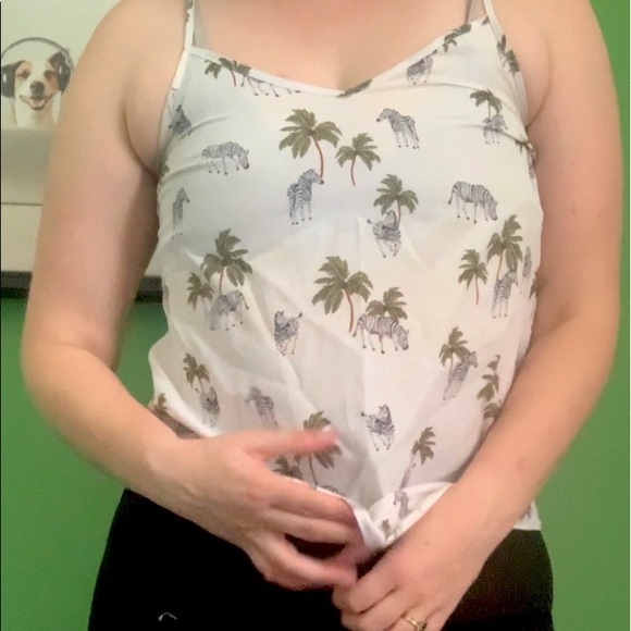 Primark Zebra Tank - Picture 1 of 3